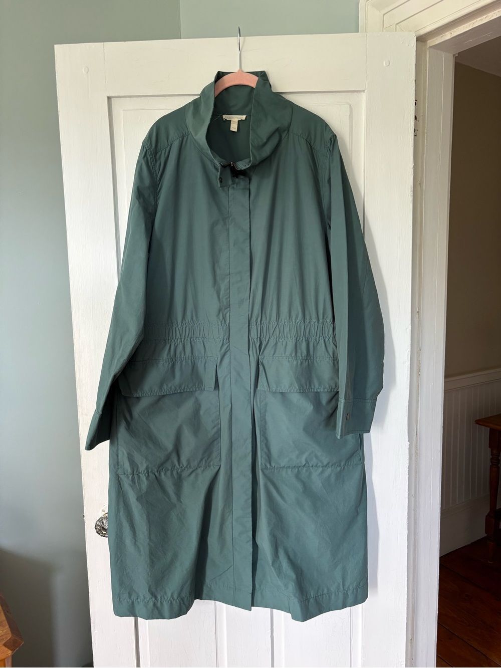 Eileen Fisher Dragonfly Organic Cotton Blend Jacket Medium